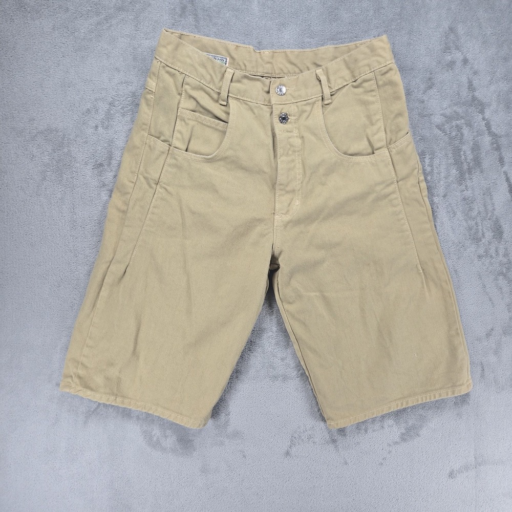 Vintage Guess Men's Shorts Sz 32 Beige Streetwear Baggy‎ USA EUC